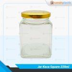 Jar Kaca Square 220ml Pcs