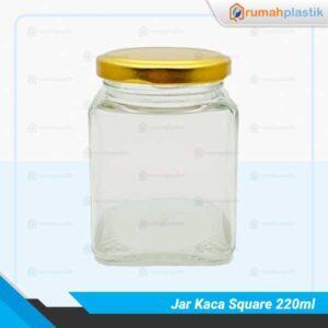Jar Kaca Square 220ml Pcs