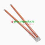 Sedotan Bubble 6mm 21 Lancip KMS Orange