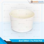 Bowl Paper 500ml / 17oz POLA Pcs