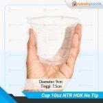 Cup 10oz Natural HOK NoTutup Pcs - Image 2