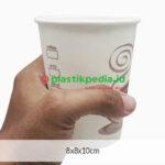 Cup Hot 8oz Print Coffee POLA - Image 2