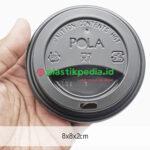 Lid Dome 12oz POLA Hitam Pcs - Image 2