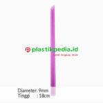 Sedotan Bubble 12mm 18 Lancip merah Kemas - Image 2