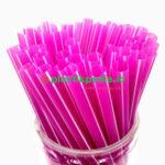 Sedotan Bubble 12mm 18 Lancip merah Kemas