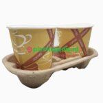 Drink Tray 2 Lubang Coklat Pcs