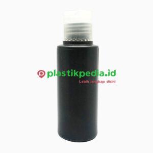Botol 100ml Hitam + Tutup Fliptop