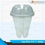 Cup 32oz 2 in 1 + tutup Pcs - Image 2