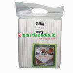 Paper Straw 8mm Putih Pak(100) - Image 3