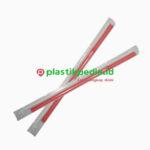 Sedotan Bengkok 8mm Merah Pcs