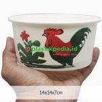 Bowl Paper 650ml / 22oz AYAM JAGO Pcs - Image 2