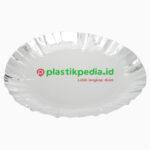 Piring Krts Bulat Kecil perak