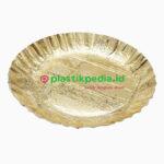Piring Krts Bulat Kecil Emas - Image 3