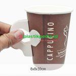 Cup Hot 9oz Capuccino Handle - Image 2