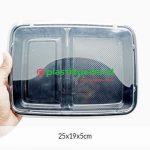 Bento Sekat 2 Hitam Polos - Image 2