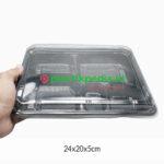 Bento Sekat 5 Besar Hitam Pcs - Image 2