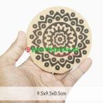 Coaster kayu Motif uk 8.5cm - Image 2