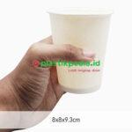 Hot Cup 8oz Polos Putih HYUNJIN - Image 2