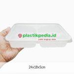 Bento Sekat 3 Putih Pcs - Image 2