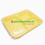 Bento Sekat 3 Kuning Pcs