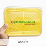 Bento Sekat 3 Kuning Pcs - Image 2