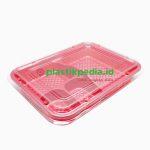 Bento Sekat 4 Merah Pcs
