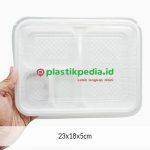 Bento Sekat 4 Putih Pcs - Image 2