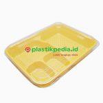 Bento Sekat 4 Kuning Pcs