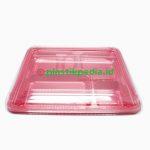 Bento Sekat 5 Merah Pcs