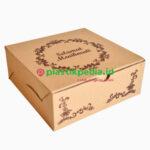 Ebox 18x18x7 Motif Bulat Coklat