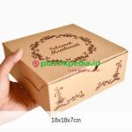 Ebox 18x18x7 Motif Bulat Coklat - Image 2