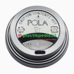 Lid Dome 8oz Hitam POLA