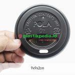 Lid Dome 8oz Hitam POLA - Image 2