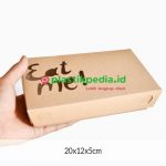 LBL Motif Eat Me L Kraft Window - Image 2