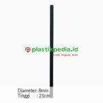 Sedotan Lurus 8mm 21 Hitam Kg - Image 2