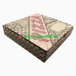 Ebox Pizza 22x22x4.5 Motif Hitam