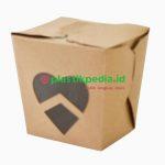 Food Pail Kraft Motif Heart