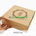 Ebox 22x22x7.5 Batik Bulat Coklat - Image 2