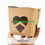 Food Pail Kraft Motif Heart - Image 2