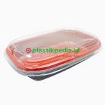 Tray Sedang 12x17.5 Hitam Merah KPM