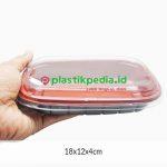 Tray Sedang 12x17.5 Hitam Merah KPM - Image 2
