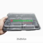 Bento Sekat 5 Hitam KPM - Image 2