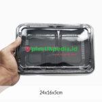 Bento Sekat 4 Hitam KPM - Image 2