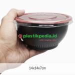 Mangkuk M 13.5 Hitam Merah KPM + Tutup - Image 2