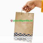 ShoppingBag 15x24.5 ChevronBR - Image 2