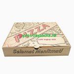 Ebox Pizza 26x26x4.5 Motif Hitam