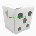 Food Pail Kraft Motif Balon Putih