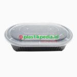 Thinwal 600ml Oval Hitam Wing