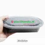 Thinwal 600ml Oval Hitam Wing - Image 2