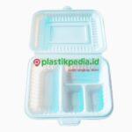 Mealbox Sekat 4 Putih MERAK